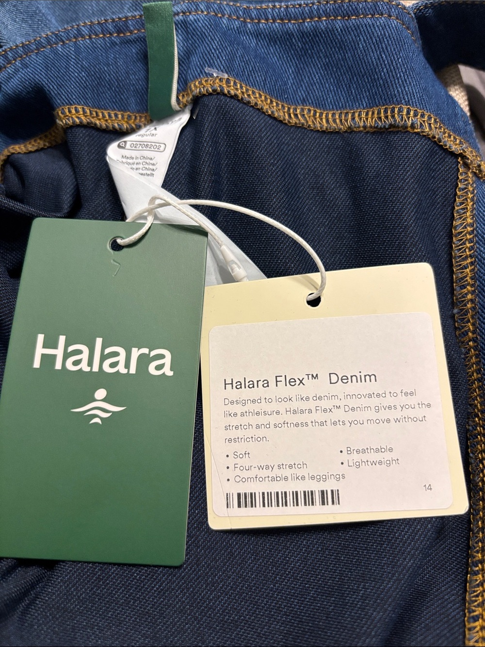 Halara Flex Denim Wide Leg Stretch Plus Overalls - Picture 13 of 13